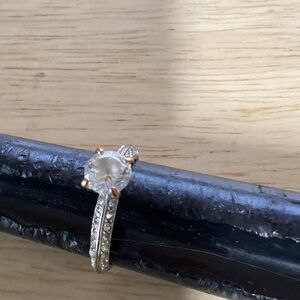 Ring is not sterling no marking all my ring are saying sterling great in person